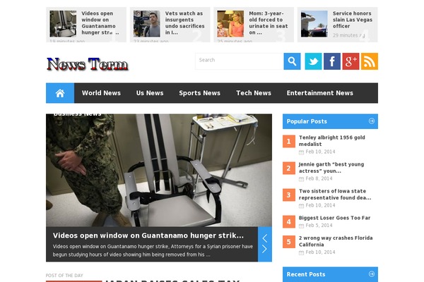 Newz theme websites examples