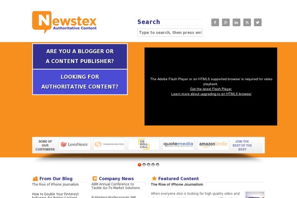 newstex.com site used Aci-divi-child-theme