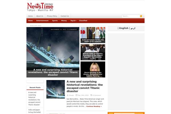 Resizable theme site design template sample