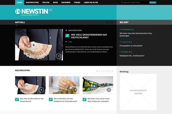 Forceful theme site design template sample