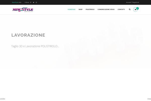 UpStore theme site design template sample