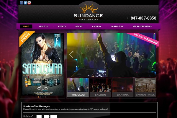 Sundance theme site design template sample