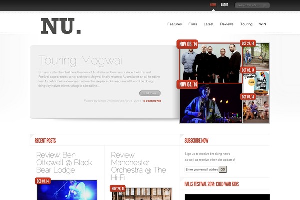 DelicateNews theme site design template sample