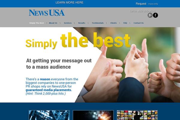 Site using Usquare plugin