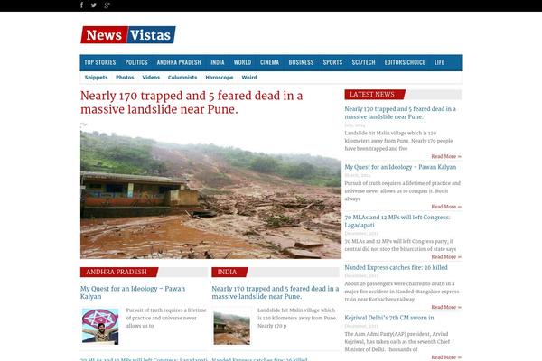 Site using Floating Adsense Bar plugin