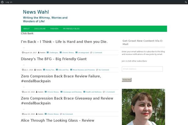News Way theme site design template sample