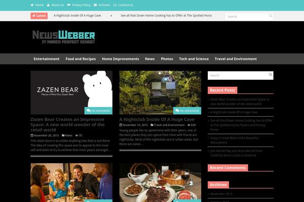 discover theme site design template sample