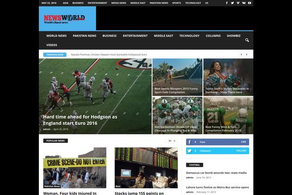 Today theme site design template sample