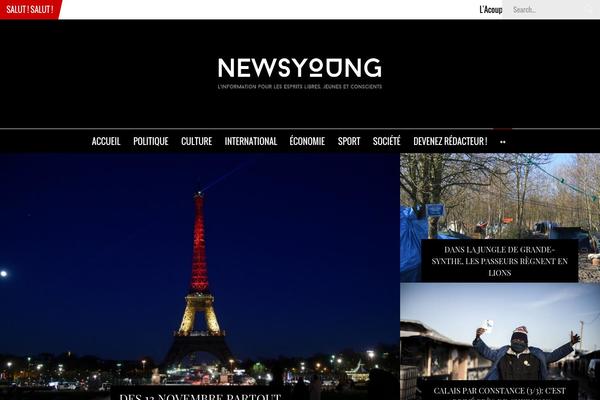 Venus theme site design template sample