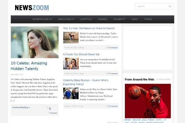 Site using Featured Video Plus plugin