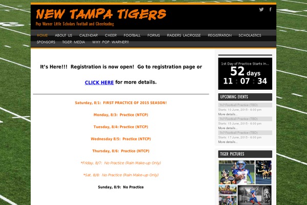 SPORTY theme site design template sample