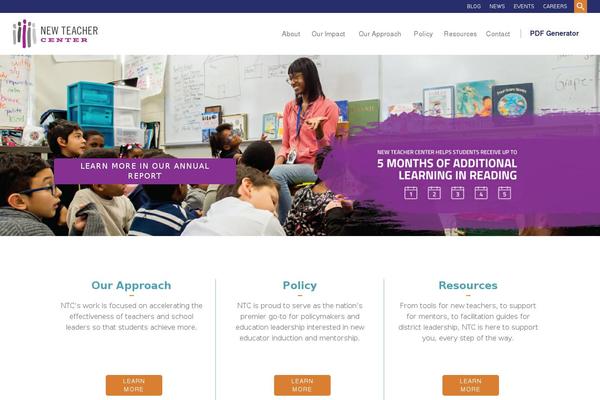 newteachercenter.org site used Ntc