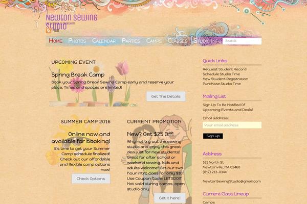 Koi theme site design template sample
