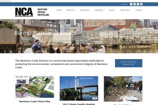 newtowncreekalliance.org site used Minamaze (Pro)