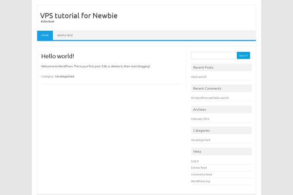 Iconic One theme site design template sample