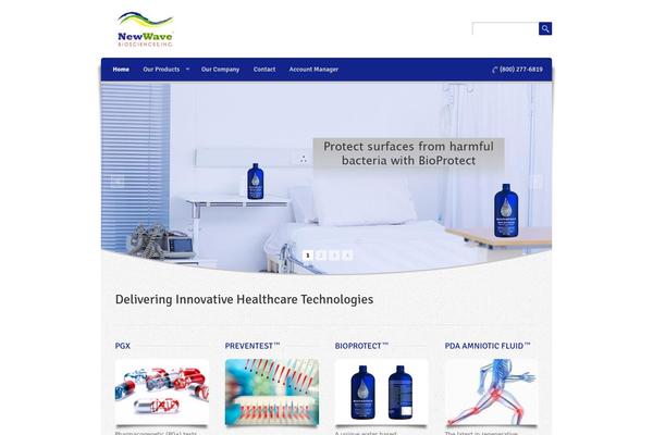 Wellness theme site design template sample