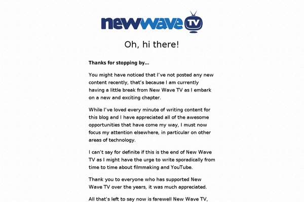 newwavetv.com site used Invictus_3.3.3