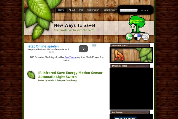 Site using Democracy plugin