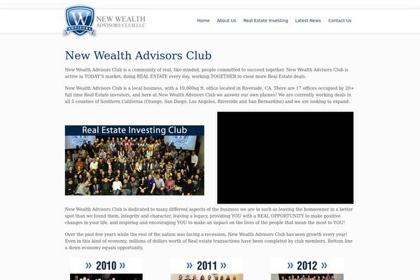 Quickstep theme site design template sample