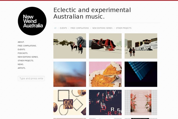 Infinity theme site design template sample
