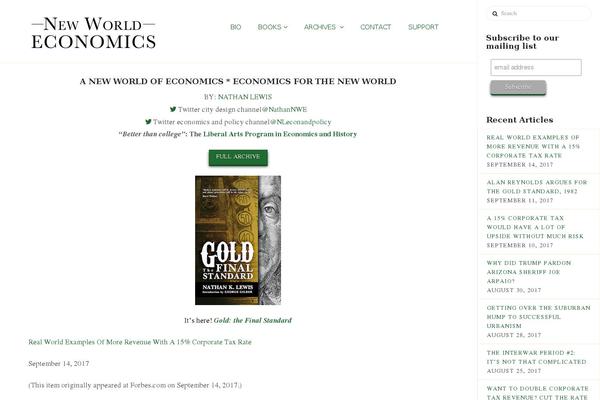 newworldeconomics.com site used X Child