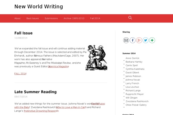 newworldwriting.net site used BirdMAGAZINE
