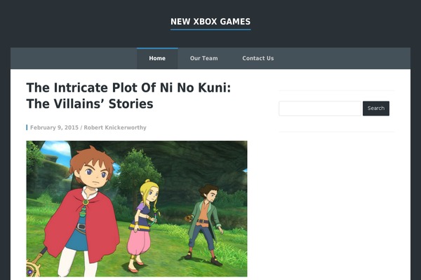 Finch theme site design template sample