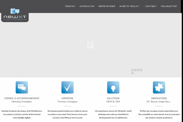newxt.fr site used Advertica