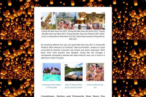 newyearsevechiangmai.com site used You Minisite