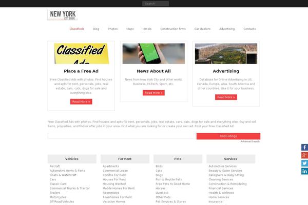 Site using Widgetize Pages Light plugin