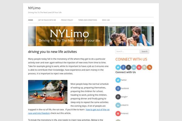Tiny Framework theme site design template sample