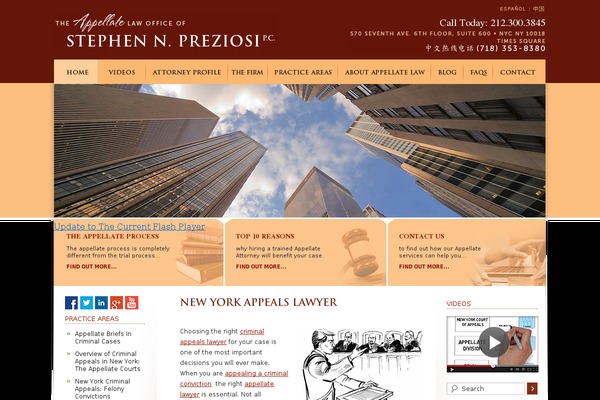 newyorkappellatelawyer.com site used Skyting-1.0.0