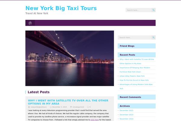 MidnightCity theme site design template sample