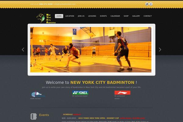Shiny theme site design template sample