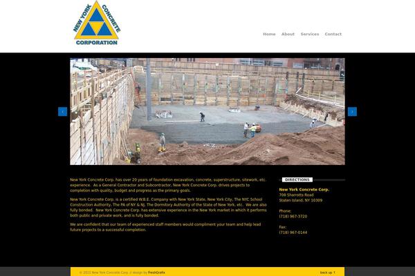 Workz theme site design template sample