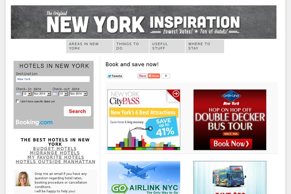 Site using Booking.com Official Search Box plugin