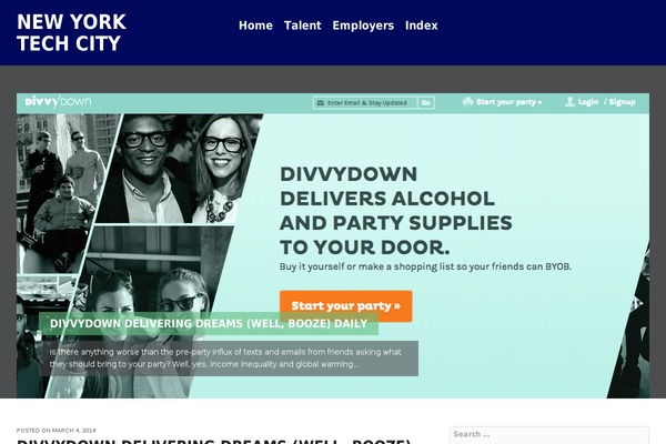 Xerxes theme site design template sample