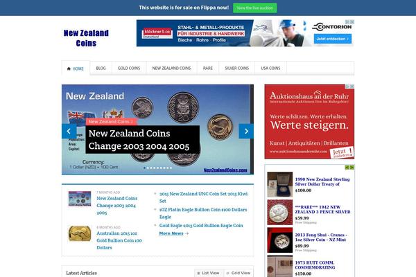 TechNews theme site design template sample