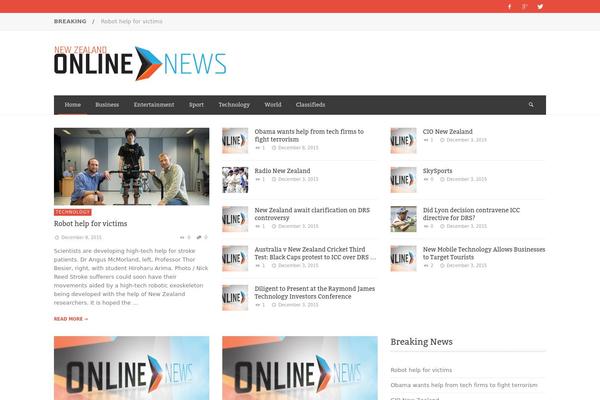 NEUE theme site design template sample