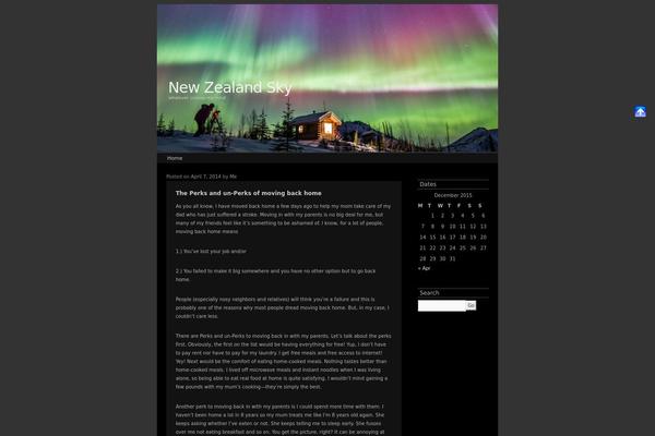 Atmosphere 2010 theme site design template sample