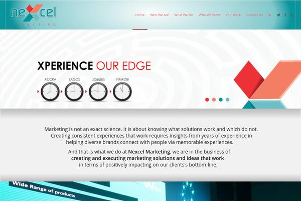 Enfold theme site design template sample