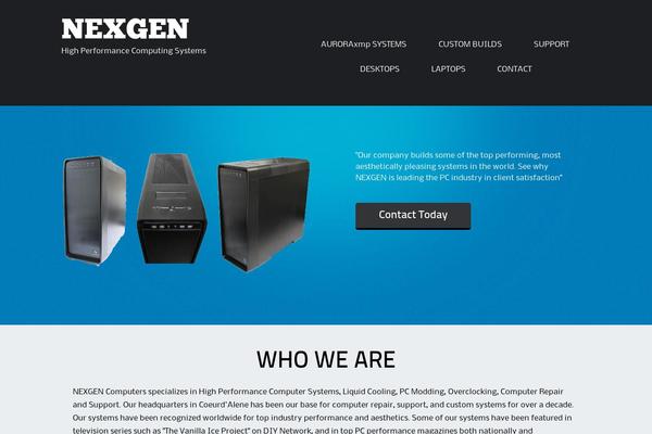 nexgencomputers.com site used Themealley.business.pro