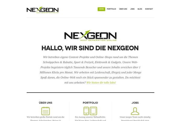 Sparks theme site design template sample
