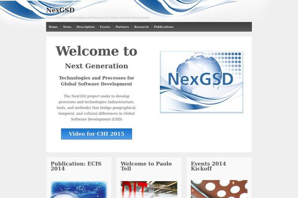 Responsive theme site design template sample