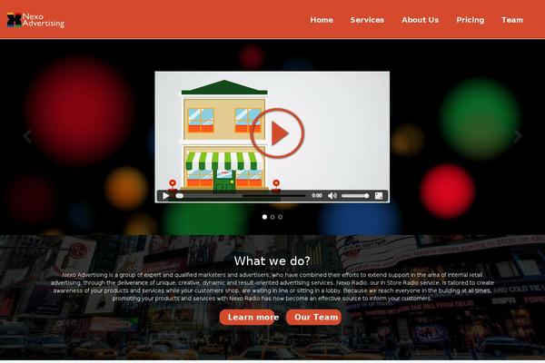Limo theme site design template sample