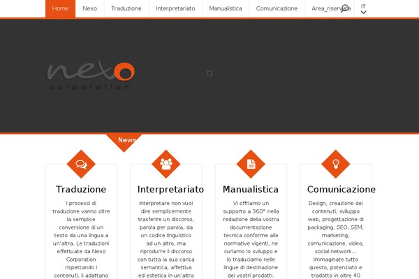 Vittoria theme site design template sample