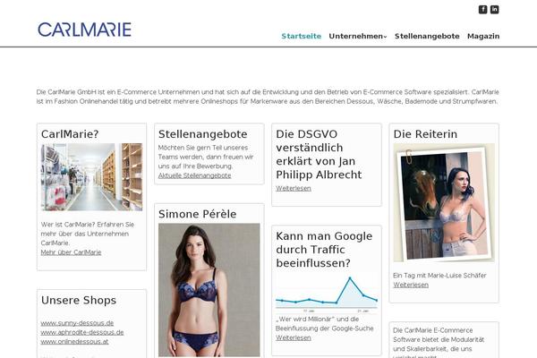 Quark theme site design template sample