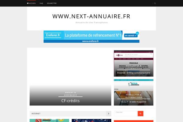 Smartzine theme site design template sample