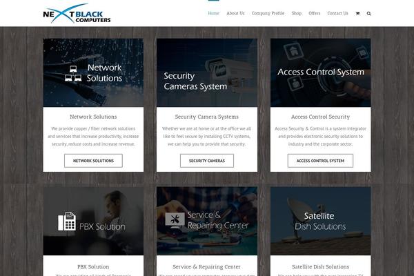 Avada theme site design template sample
