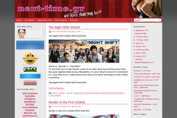 Eximius theme site design template sample